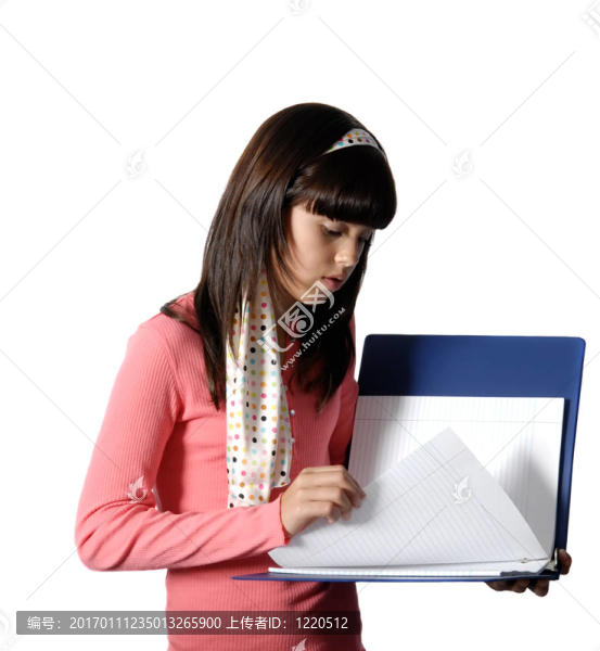 少女與筆記本