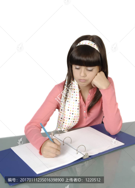 少女與筆記本
