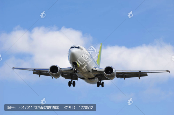 噴氣飛機降落