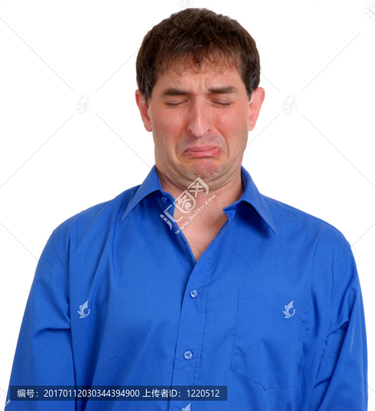穿著藍色襯衫的男人6