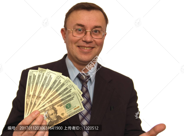 錢在手里
