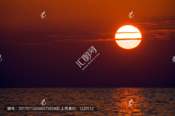 日落克利爾沃特海灘