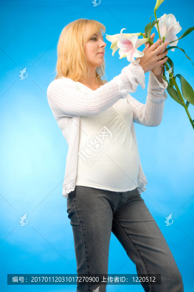 懷孕的女人