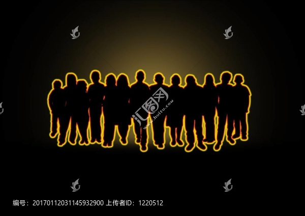 輝光的人群