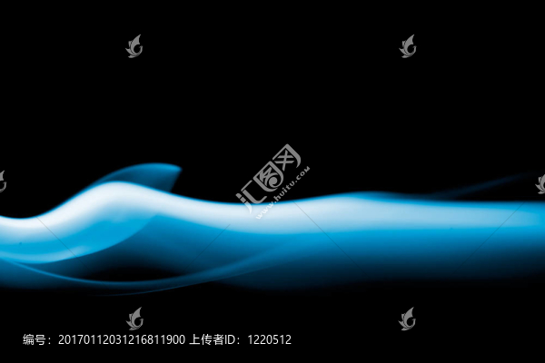 藍色的波浪