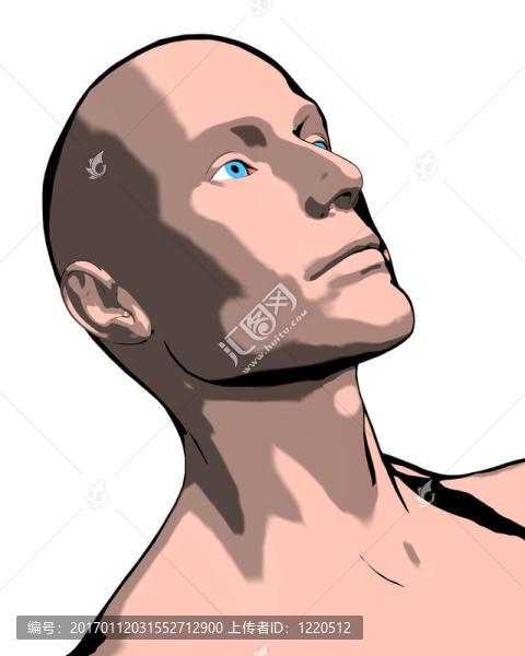禿頭的人說明