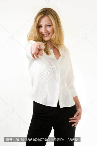 女人指向