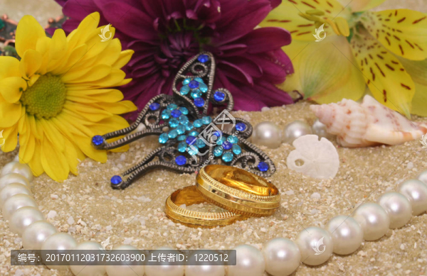 貝殼和結(jié)婚戒指
