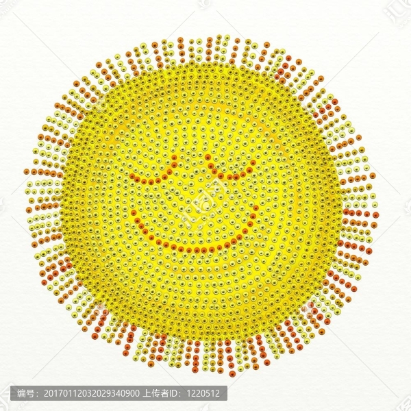 串珠的太陽