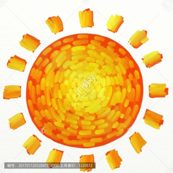 畫的太陽