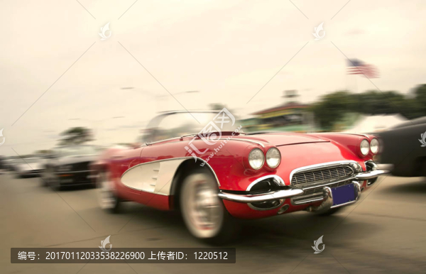 紅色的跑車