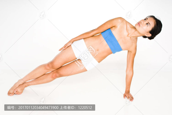 單手俯臥撐