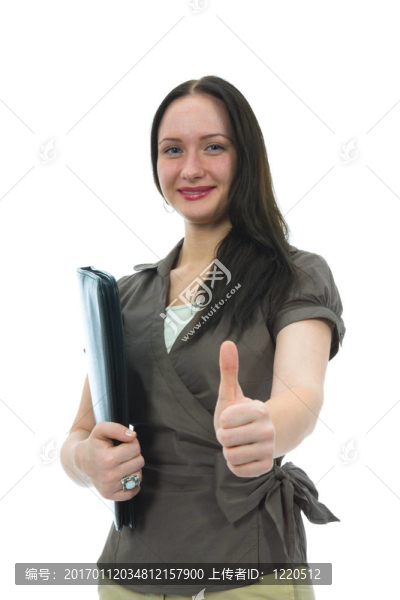 商務女人和筆記本電腦