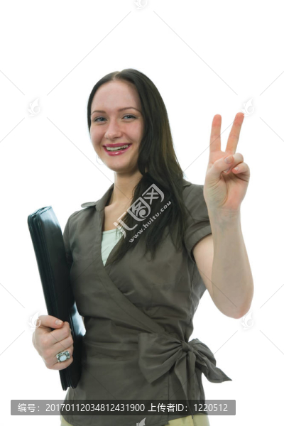 商務女人和筆記本電腦