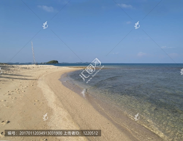 廢棄島上的海灘