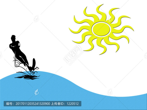 滑水者