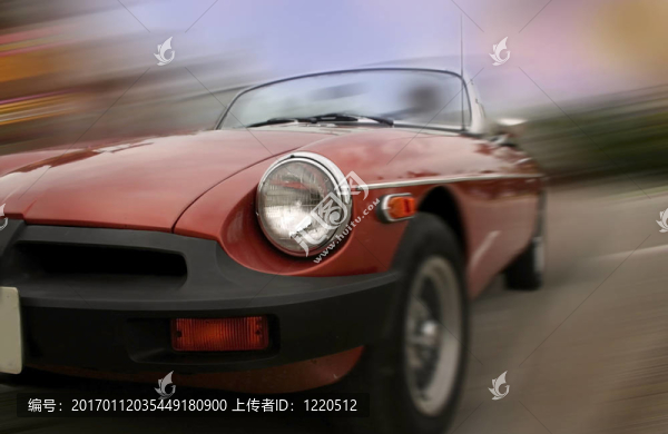 快速移動的汽車
