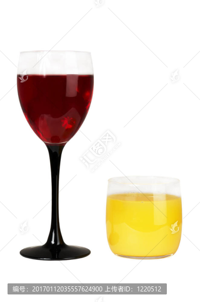 葡萄酒和果汁