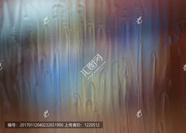 通過(guò)雨水滑落的窗戶(hù)