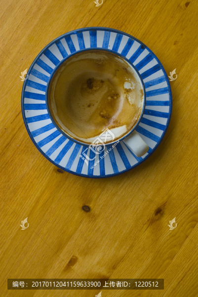 空的咖啡杯
