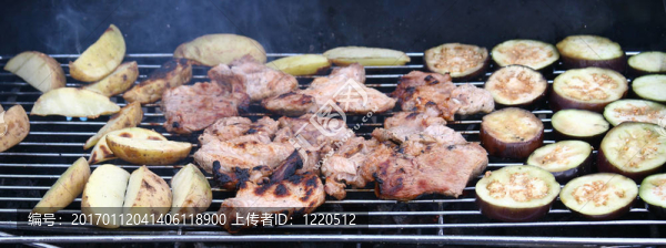 燒烤食物的燒烤燒烤