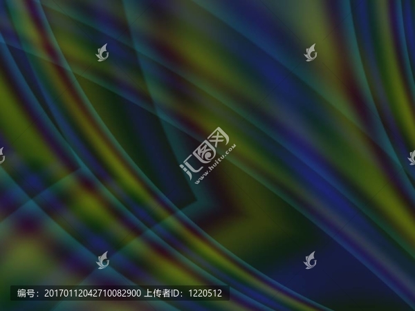 綠色的抽象線條