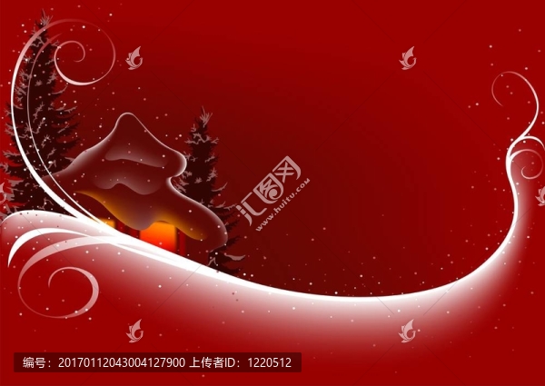 摘要紅色圣誕