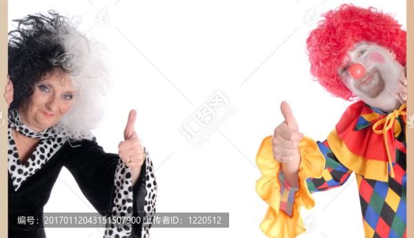 Cruella和小丑；萬(wàn)圣節(jié)