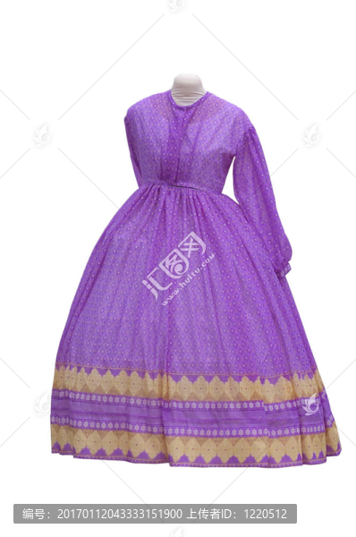 復(fù)古的紫色衣服