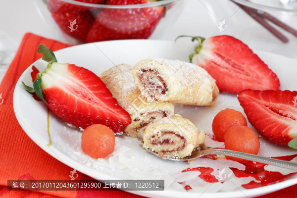 Strawberry餅干