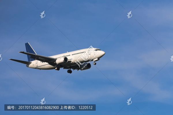 著陸的飛機(jī)
