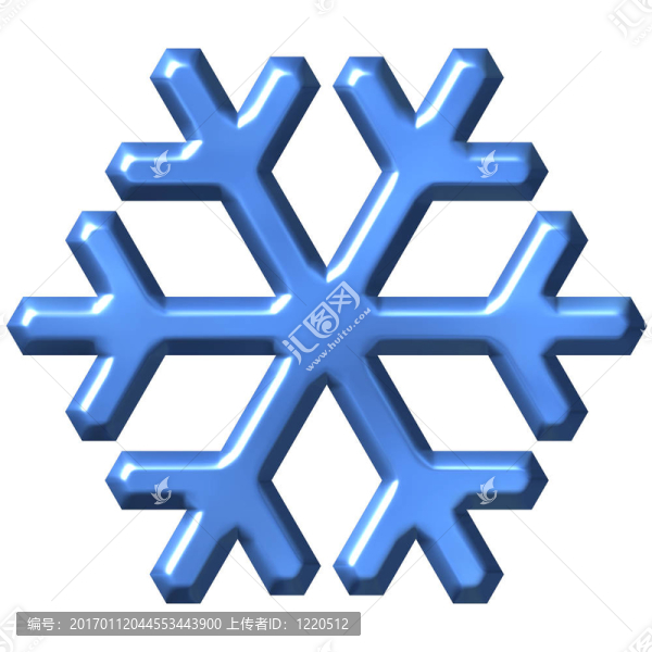 3d雪花