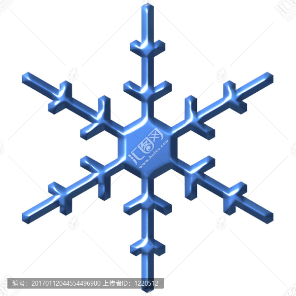 3d雪花