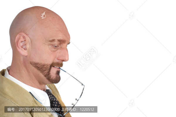 吸引的中年商人