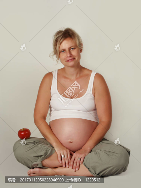 懷孕的女人