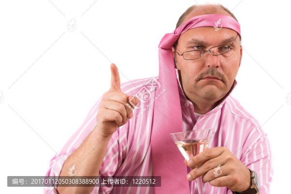 喝醉了的商人