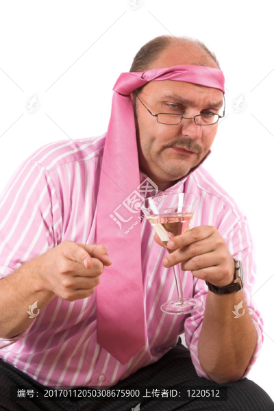 喝醉了的商人