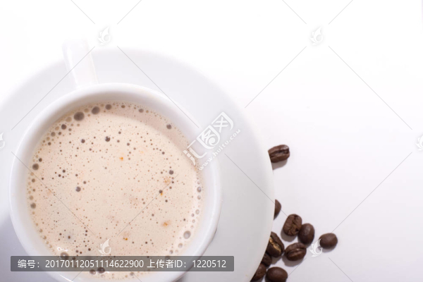 咖啡和咖啡豆