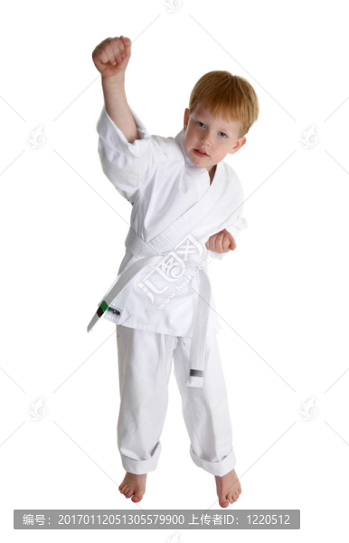 武術(shù)的男孩