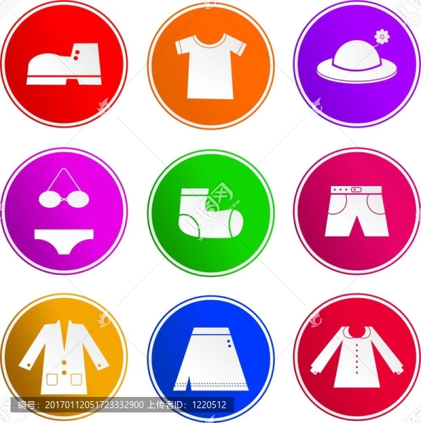 服裝標(biāo)志圖標(biāo)