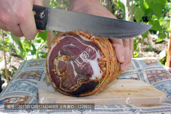 與卡拉布里亞培根野餐