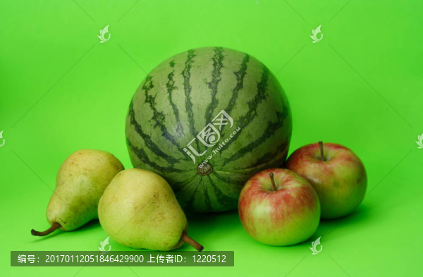 西瓜；蘋果和梨