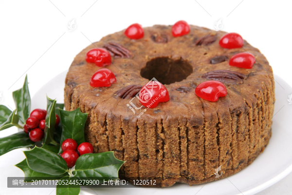 傳統(tǒng)的圣誕水果蛋糕