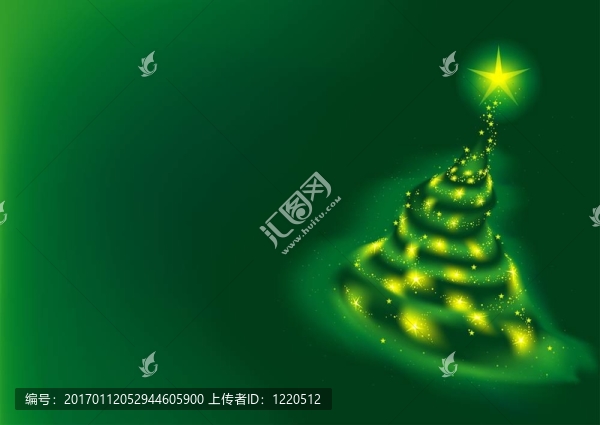 綠色的圣誕樹