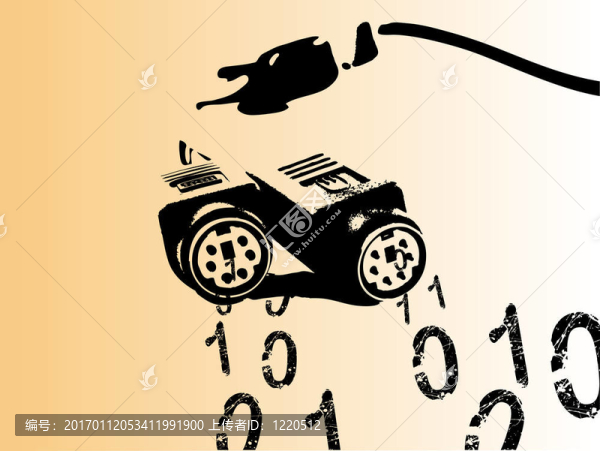 二進(jìn)制數(shù)字的計算機(jī)電纜
