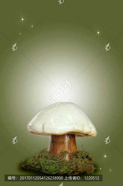 童話(huà)幻想的蘑菇