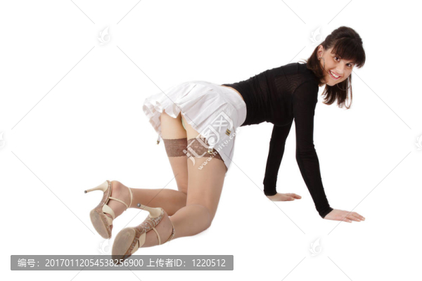 白色的裙子