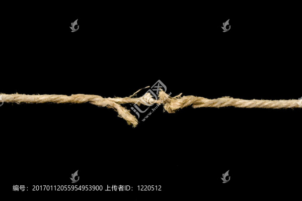 繩子很快打破