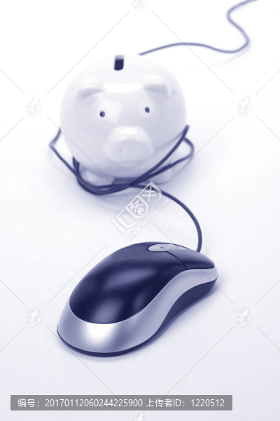 小豬銀行和電腦鼠標(biāo)