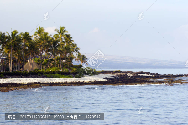夏威夷火山海灘